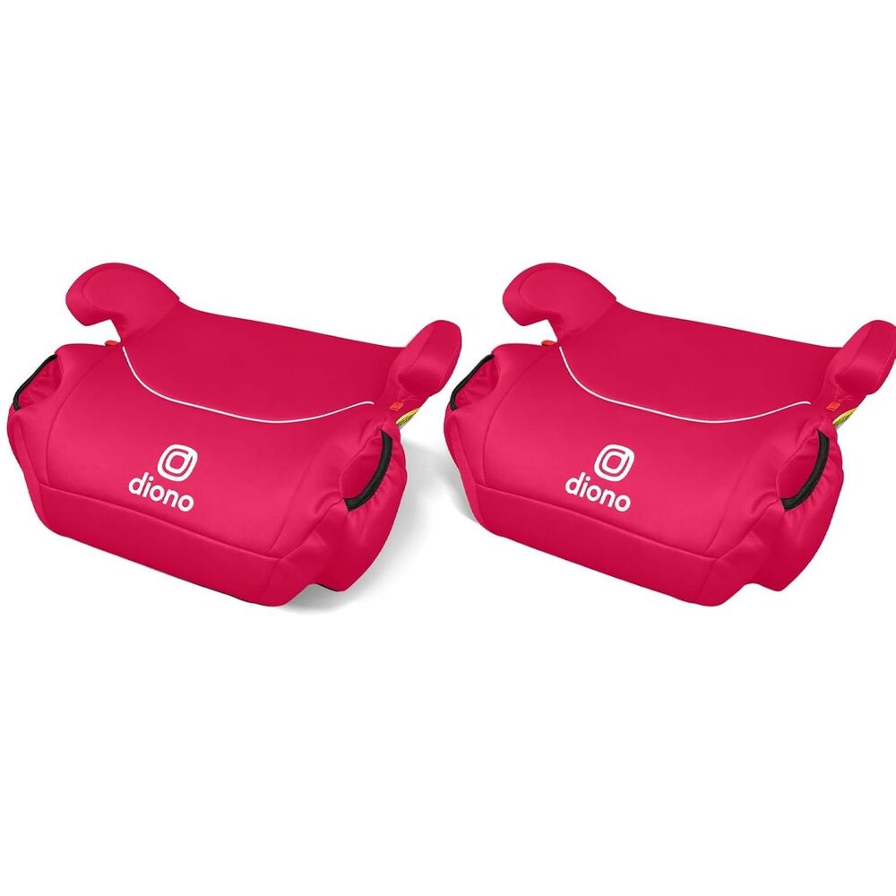 Diono Solana Backless Booster Car Seats 2 Pack Pink Cotton Candy